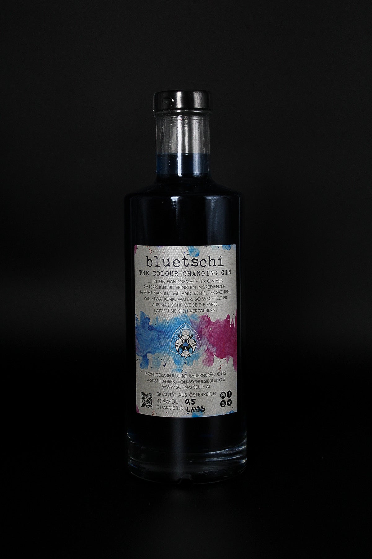 Gin - bluetschi Schnapseule Colour Changing