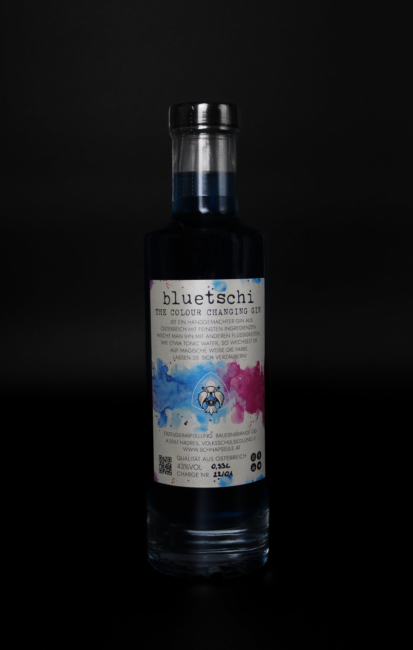 Gin - bluetschi Schnapseule Colour Changing