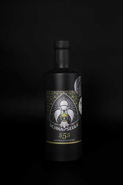 Gin 555-Gin Gintonic Schnapseule Wacholder Wacholderbeere