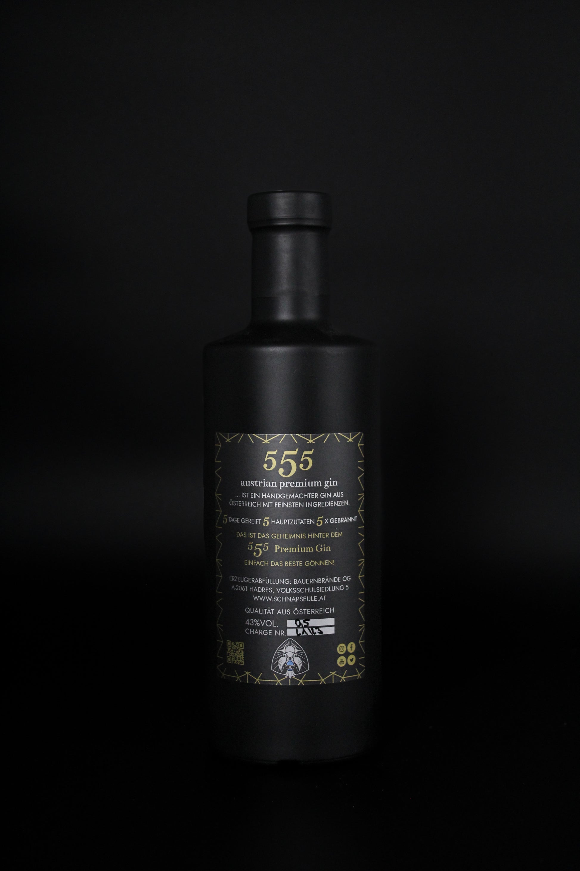 Gin 555-Gin Gintonic Schnapseule Wacholder Wacholderbeere