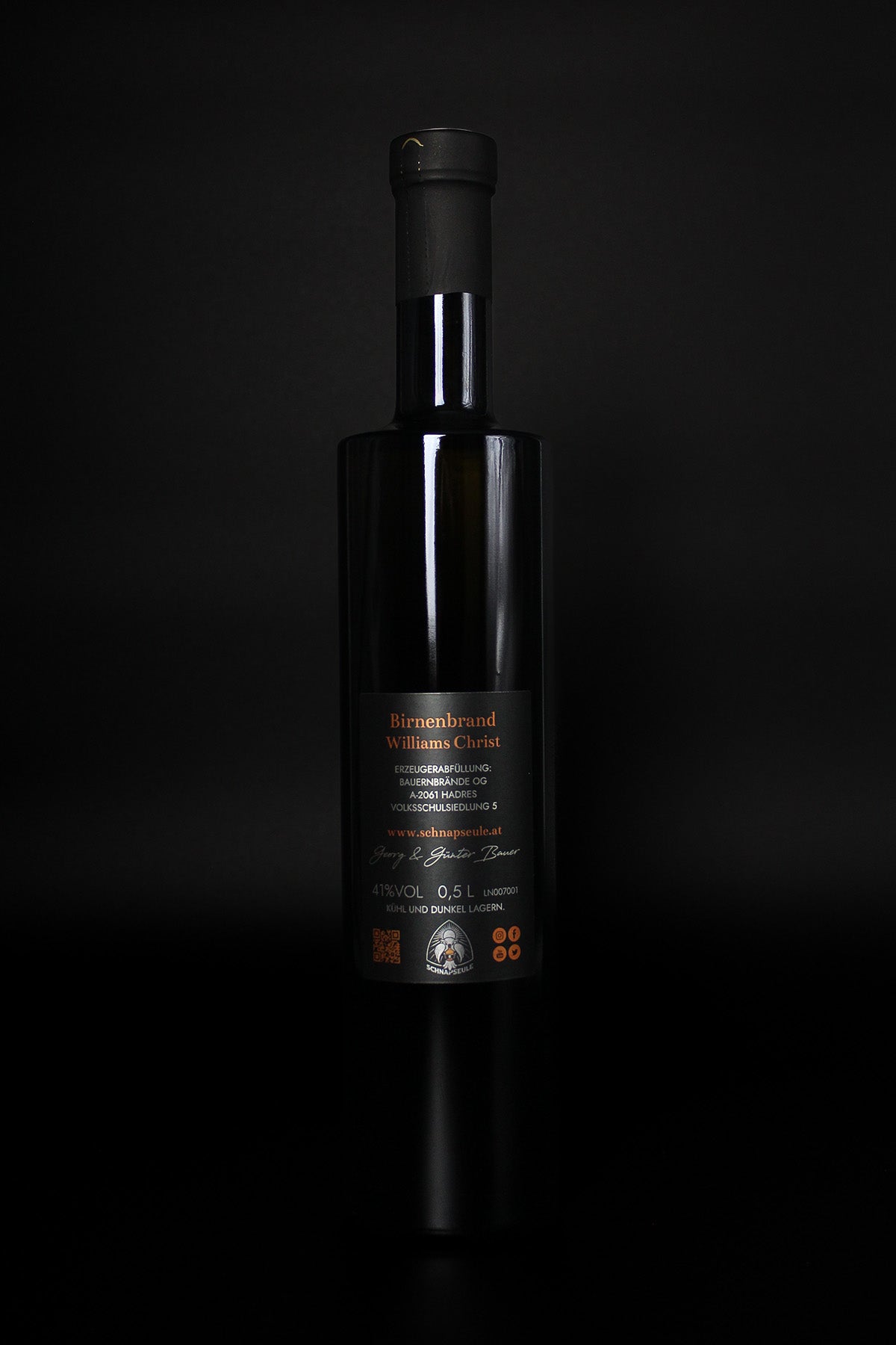 Edelbrand - Birne Williams Christ Schnapseule Schnaps Williamsbirne Williamsbirnenbrand Birnenbrand