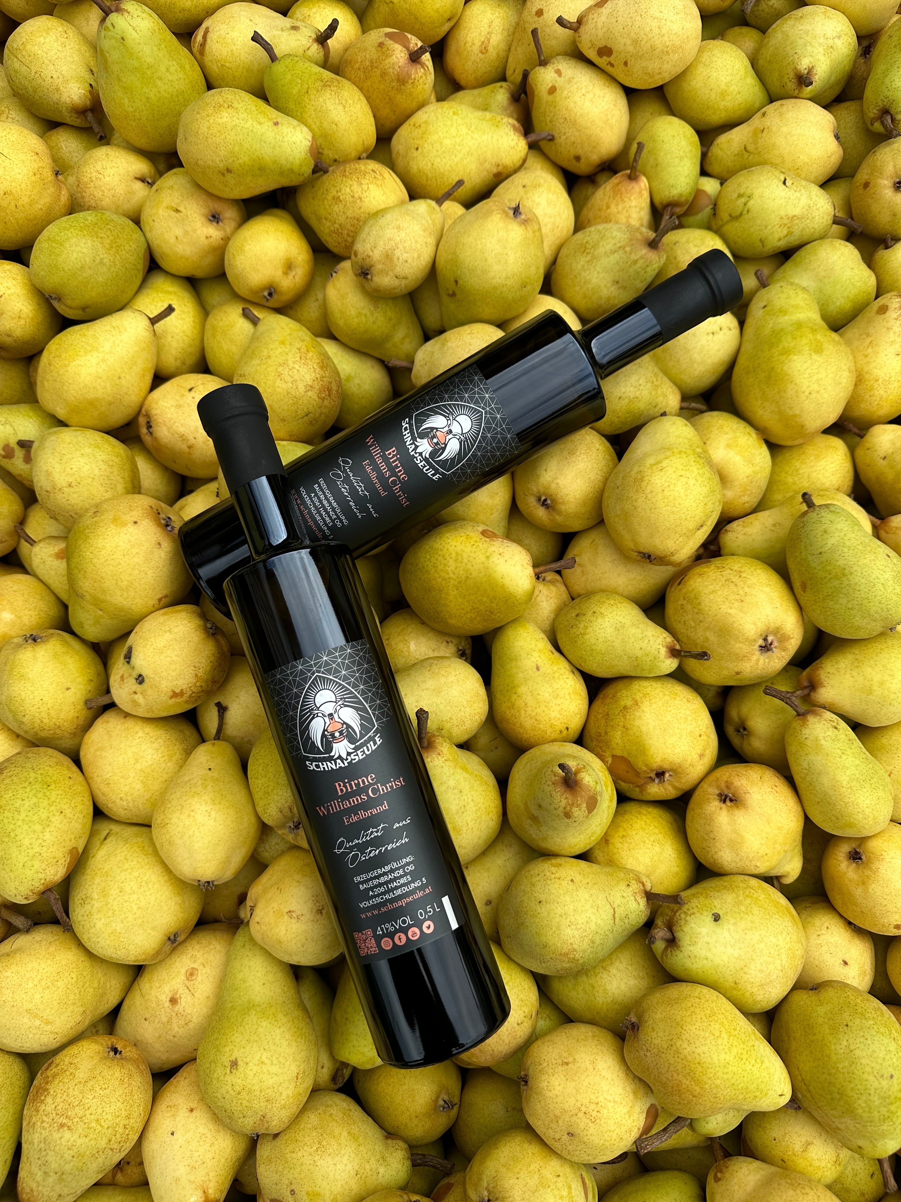 Birnen Birnenbrand Williams Schnapseule Edelbrand Schnaps Likör Gin Rum 